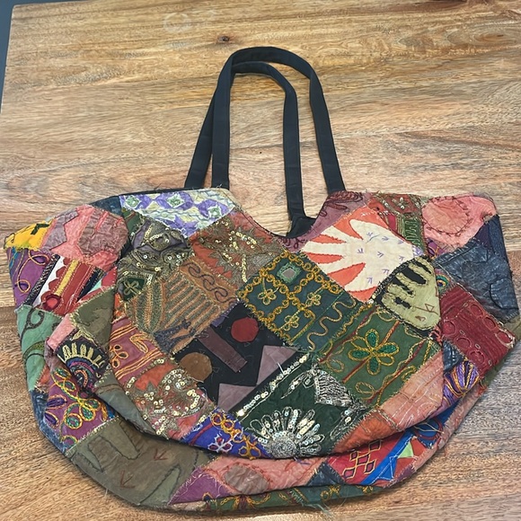 Indian Bohemian Patchwork Bag - Picture 2 of 10